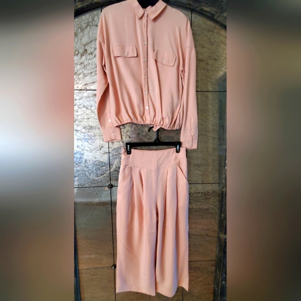 Blush Top & Pant Suit